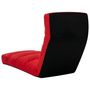 Voir la diapositive 4 : VIDAXL Chaise pliable de sol Rouge Similicuir