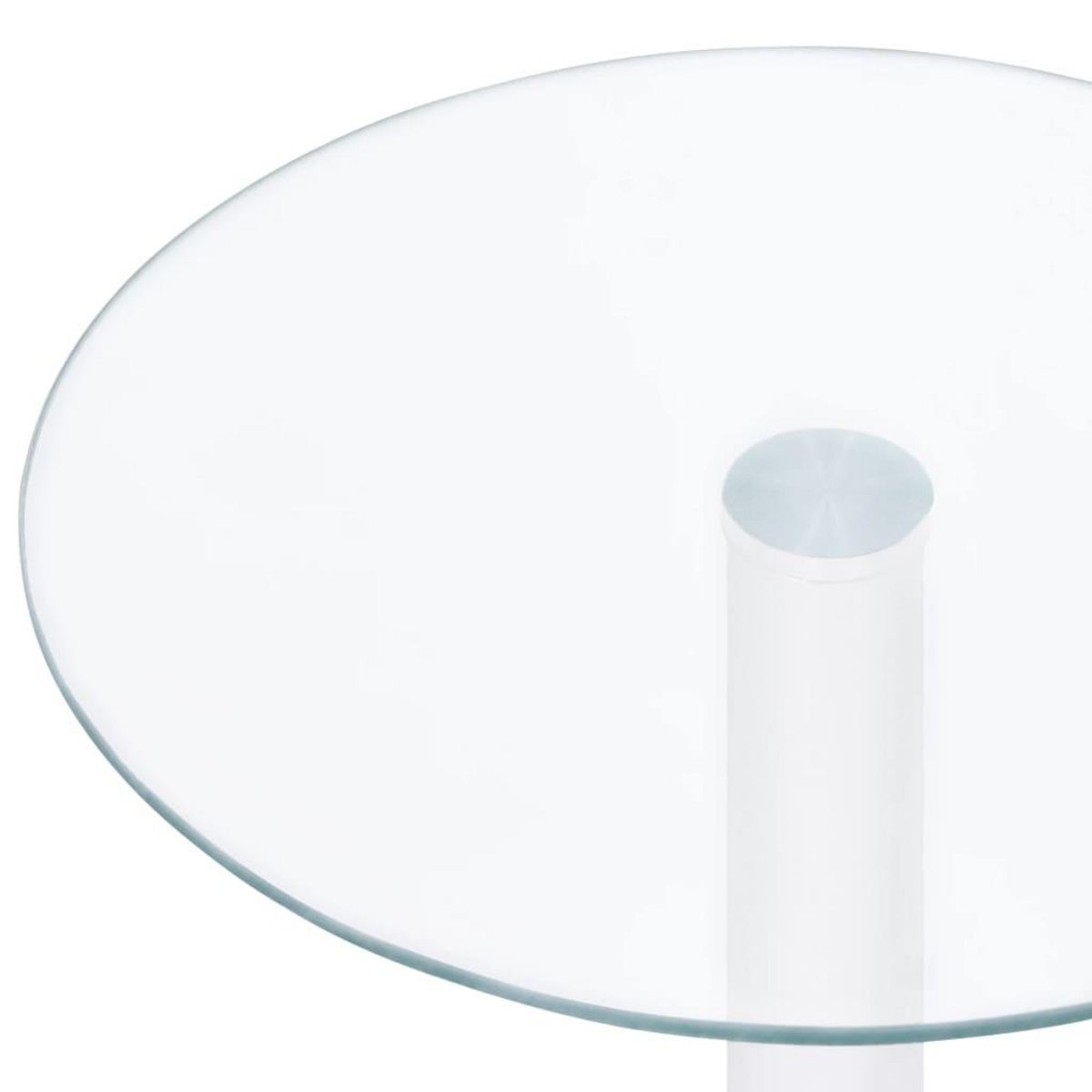 VIDAXL Table basse Transparent 40 cm Verre trempe