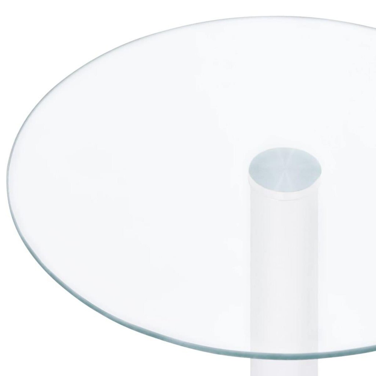 VIDAXL Table basse Transparent 40 cm Verre trempe