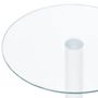 Voir la diapositive 3 : VIDAXL Table basse Transparent 40 cm Verre trempe