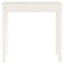 Voir la diapositive 5 : VIDAXL Table console Blanc 80x40x75 cm Bois massif de pin