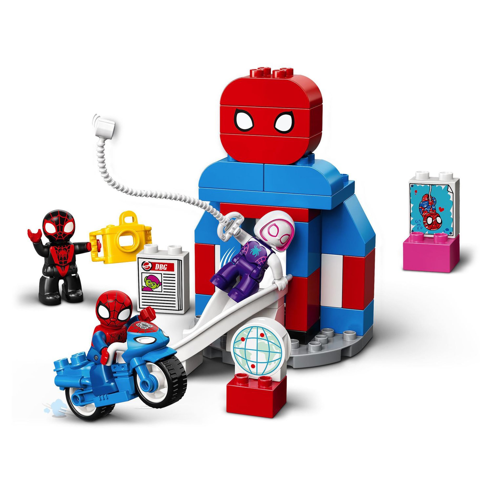 Voir la diapositive 3 : LEGO DUPLO 10940 - Marvel Le QG de Spider-Man