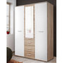 Voir la diapositive 3 : Paris Prix Armoire 3 Portes  Dino  191cm Chêne & Blanc