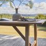 Voir la diapositive 3 : SWEEEK Table de jardin en bois d'eucalyptus LORIA naturel. 8 places. 260 x 100 x 76 cm