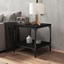 Voir la diapositive 4 : VIDAXL Tables d'appoint 2 pcs Noir 40x40x40 cm Bois d'ingenierie