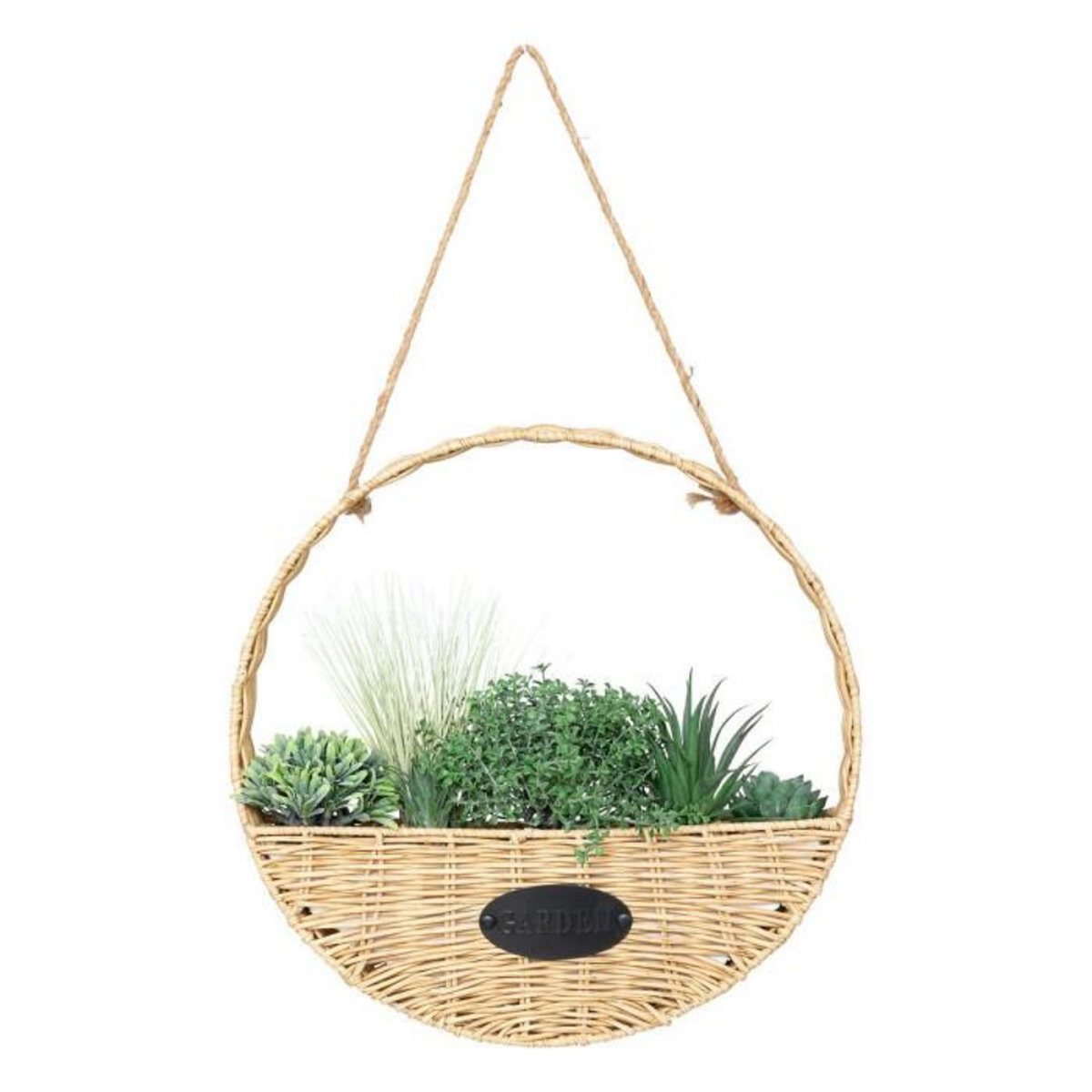 ATMOSPHERA Plante Artificielle à Suspendre  Garden  40cm Beige