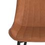 Voir la diapositive 6 : Rendez vous déco Lot de 2 chaises en cuir synthétique taupe et métal noir - Killi