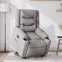 Voir la diapositive 3 : VIDAXL Fauteuil inclinable electrique gris nuage tissu