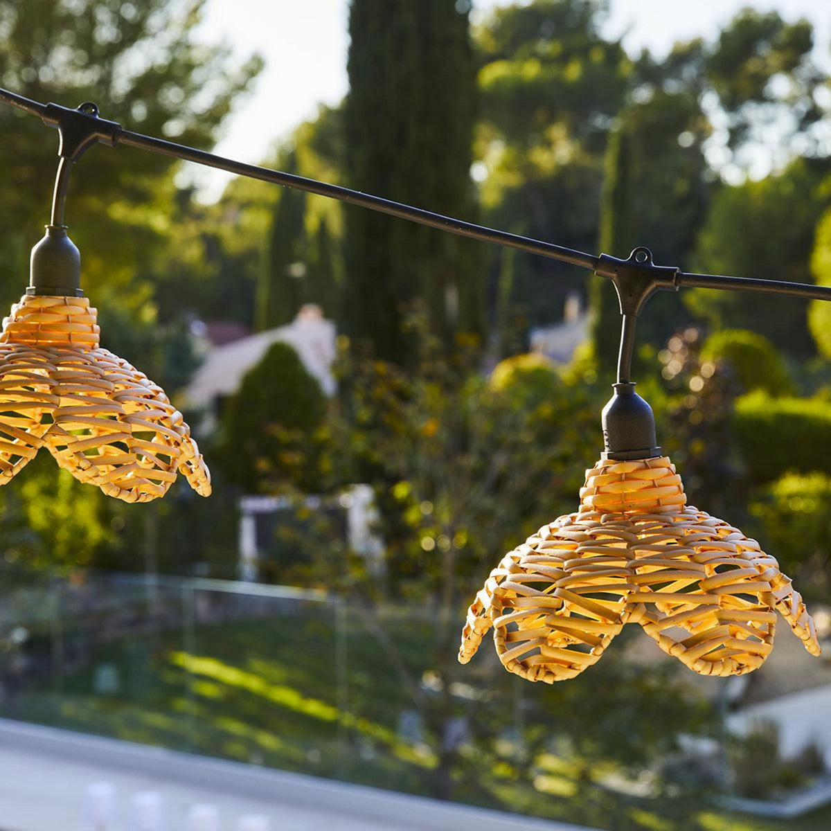 Lumisky Guirlande lumineuse raccordable FLOWER Marron Caoutchouc 6m