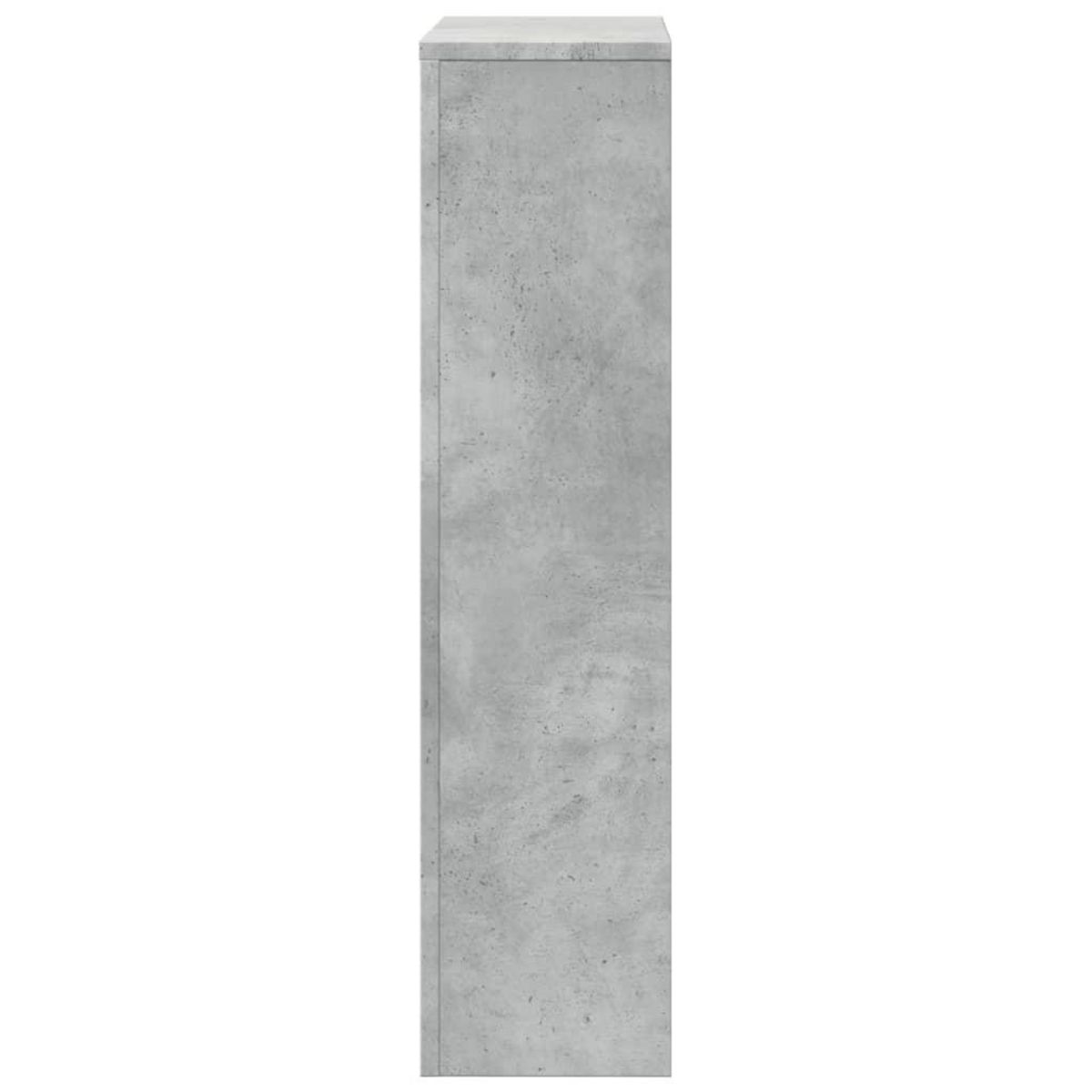 VIDAXL Cache-radiateur gris beton 104x20x82 cm bois d'ingenierie