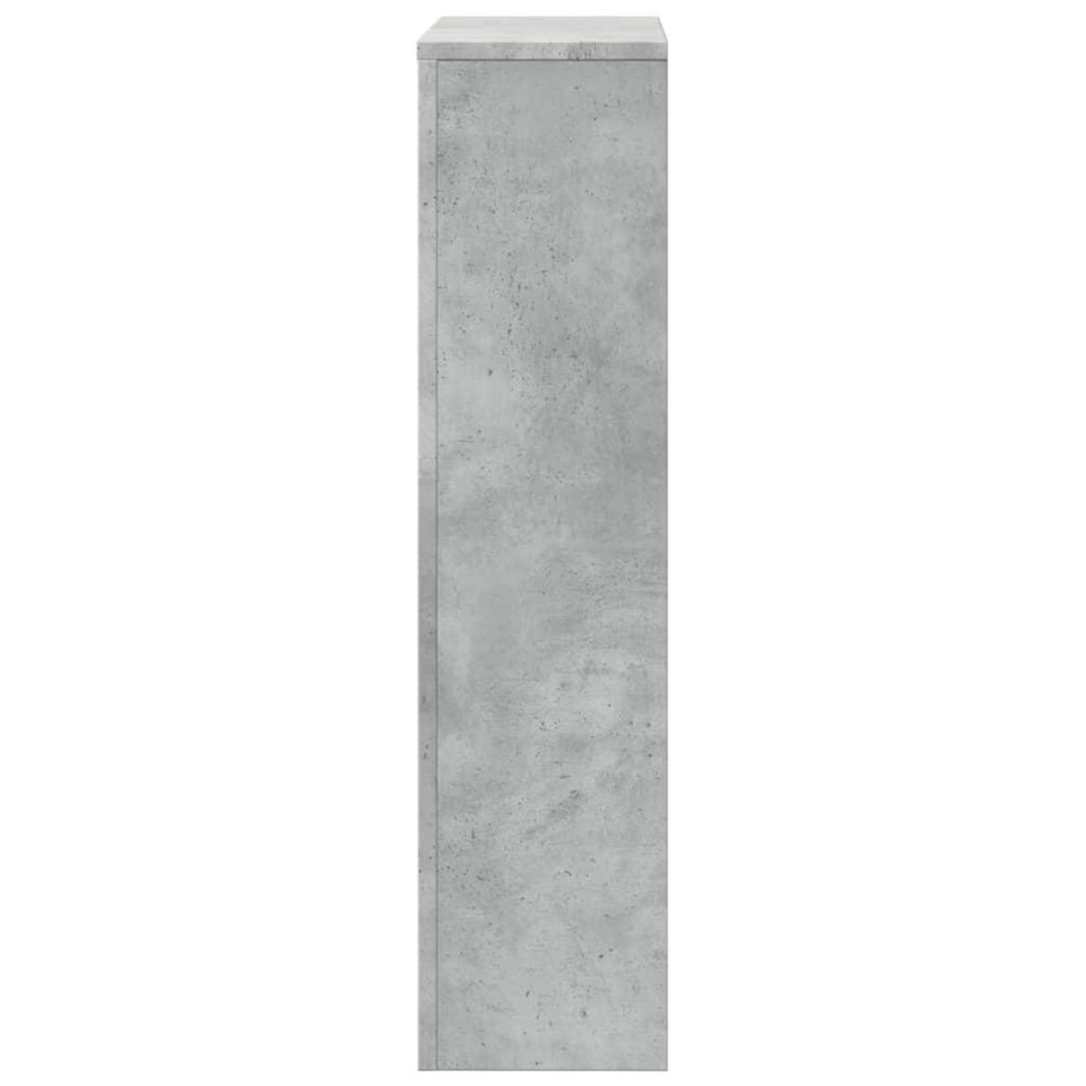 VIDAXL Cache-radiateur gris beton 104x20x82 cm bois d'ingenierie