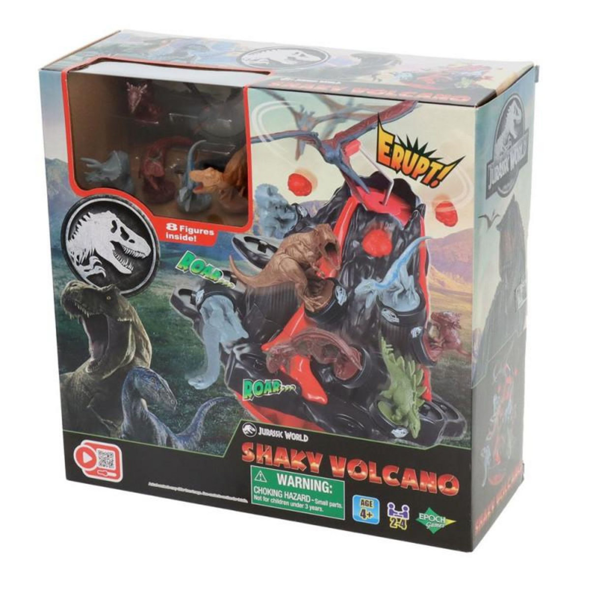 EPOCH D'ENFANCE Jeu d'ambiance Epoch d Enfance Jurassic World Shaky Volcano
