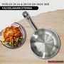 Voir la diapositive 2 : Fackelmann Set de 3 poêles 20 24 et 28 cm en inox Fackelmann Eterna