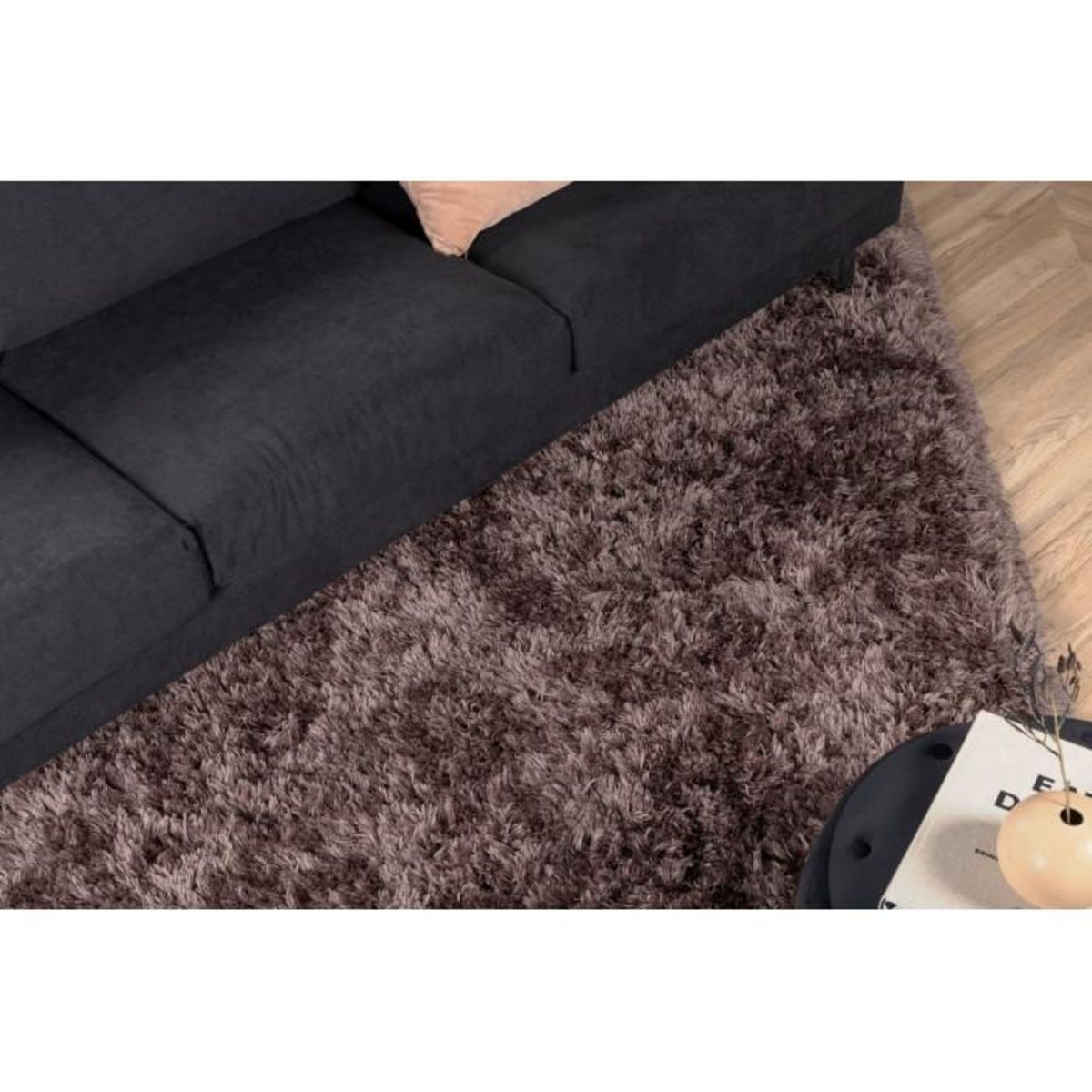 Paris Prix Tapis Déco  Grace  200x300cm Marron