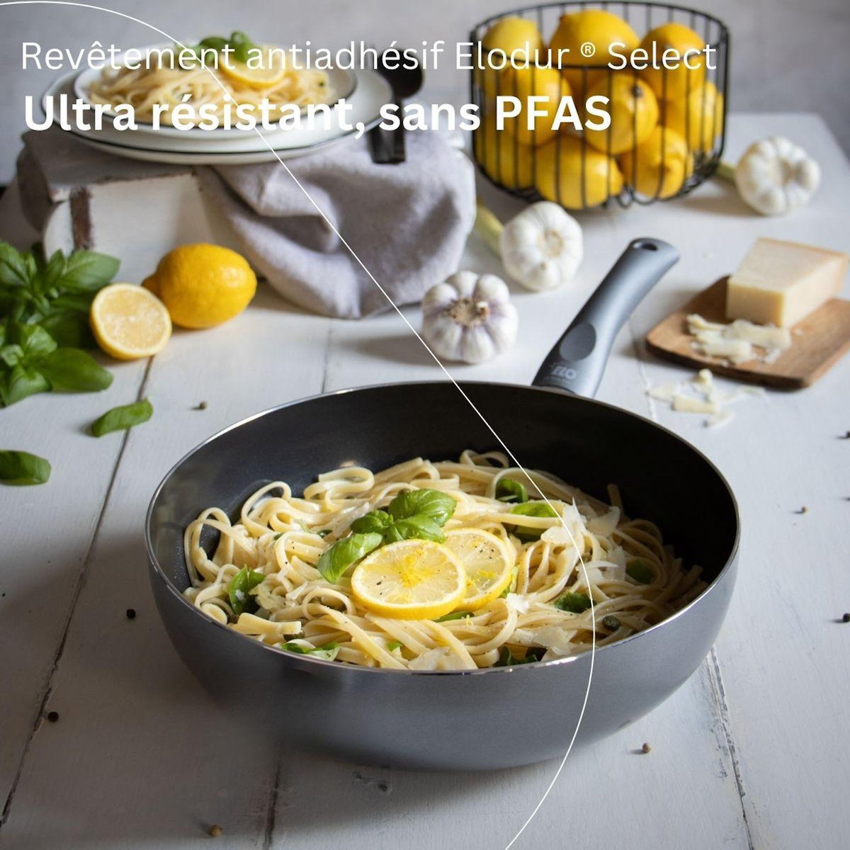 ELO Wok 20 cm antiadhésif sans PFAS Elo Ducato