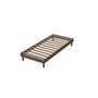 Voir la diapositive 1 : Sommier en kit 90x200 cm montage rapide KITTY