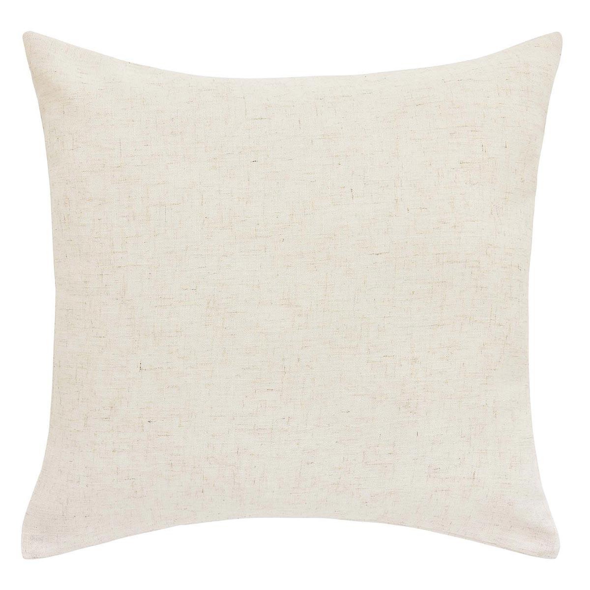 Douceur d'Intérieur Coussin effet lin tissé  nando  60x60cm naturel