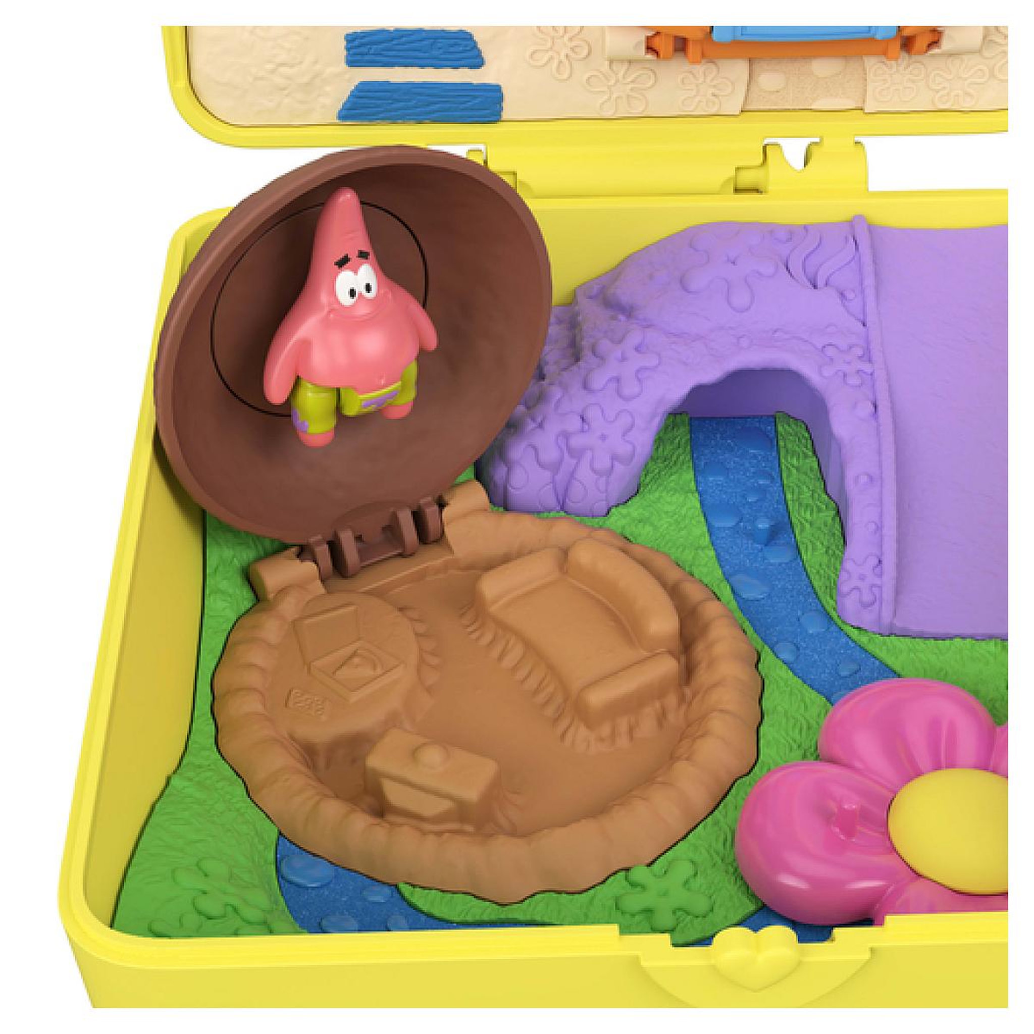 Voir la diapositive 3 : MATTEL Polly Pocket-Coffret Bob l Eponge avec poupee Patrick, 7 accessoires