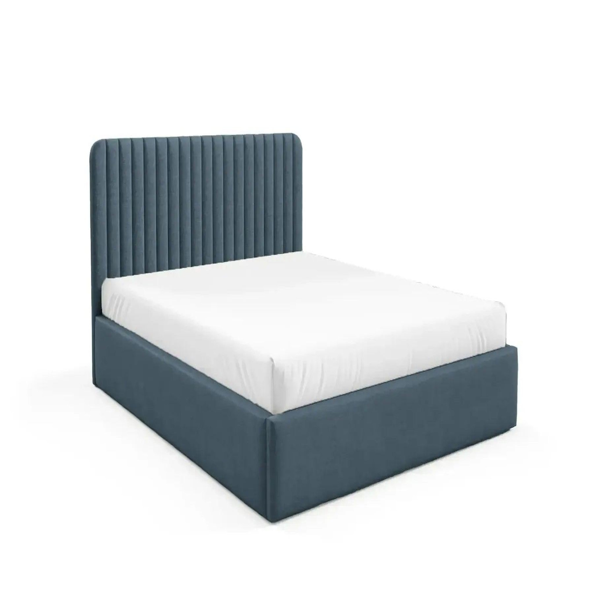Voir la diapositive 6 : CASANOVA PARIS Jeanne - lit coffre tissu velours