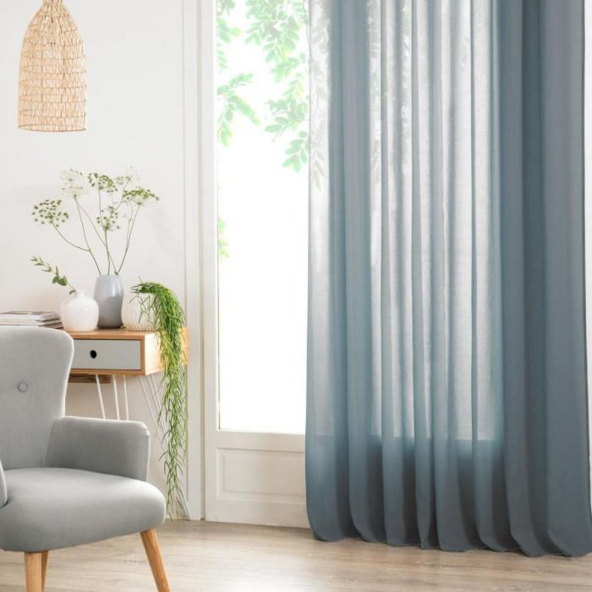 ATMOSPHERA Rideau Voilage  Ana  140x240cm Orage