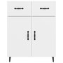 Voir la diapositive 5 : VIDAXL Buffet blanc 69,5x34x90 cm bois d'ingenierie