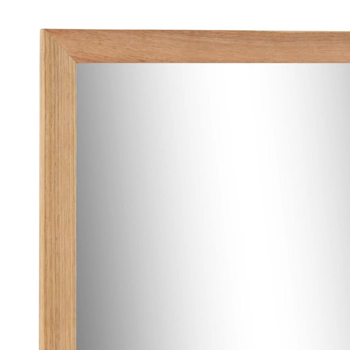 VIDAXL Miroir de salle de bain 60 x 12 x 62 cm Bois de noyer massif