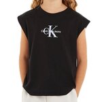 CALVIN KLEIN JEANS Débardeur  Fille Calvin Klein Jeans Monologo. Coloris disponibles : Noir