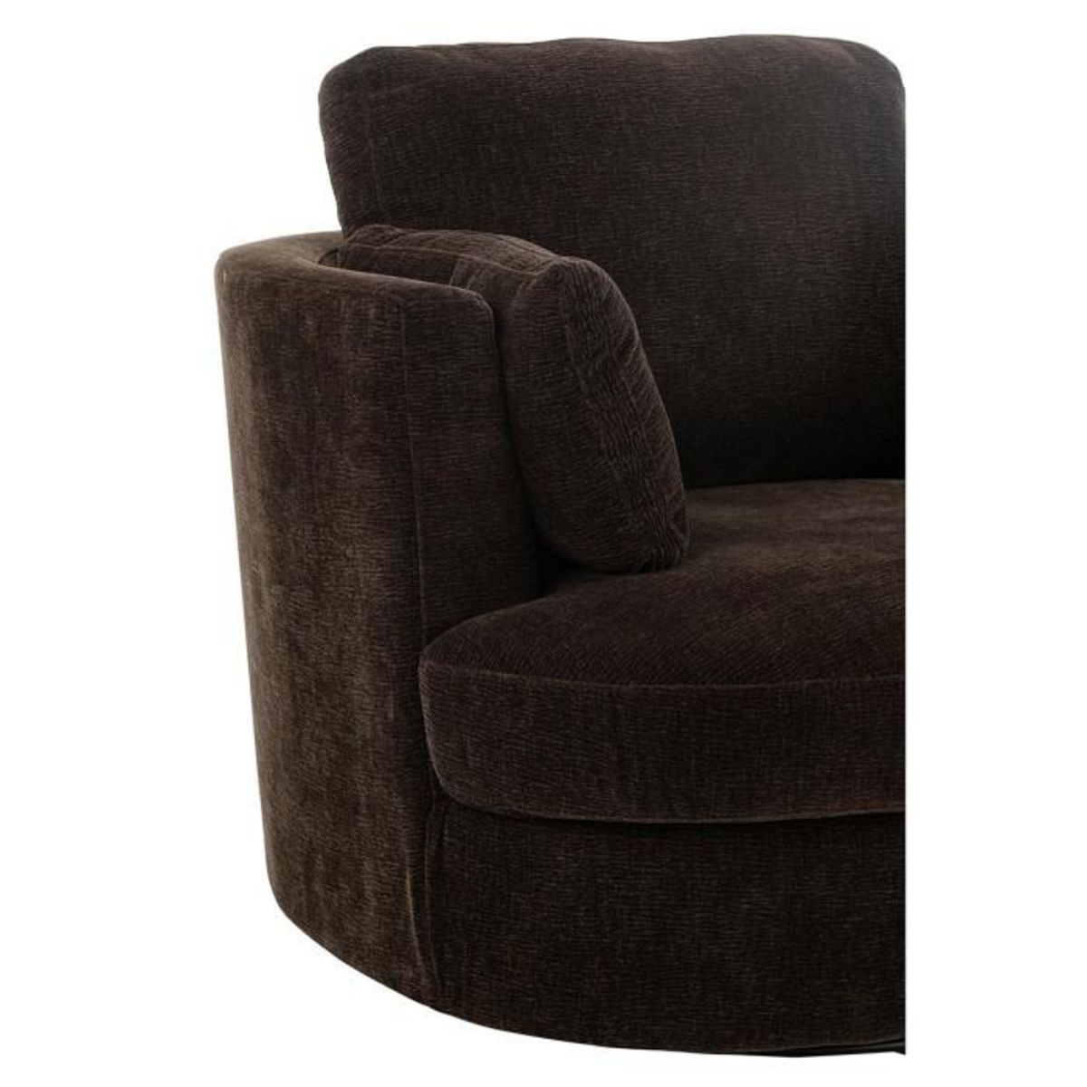 Paris Prix Fauteuil Pivotant  Swiv  109cm Marron Foncé