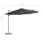 Voir la diapositive 6 : VIDAXL Parasol de jardin avec base portable anthracite