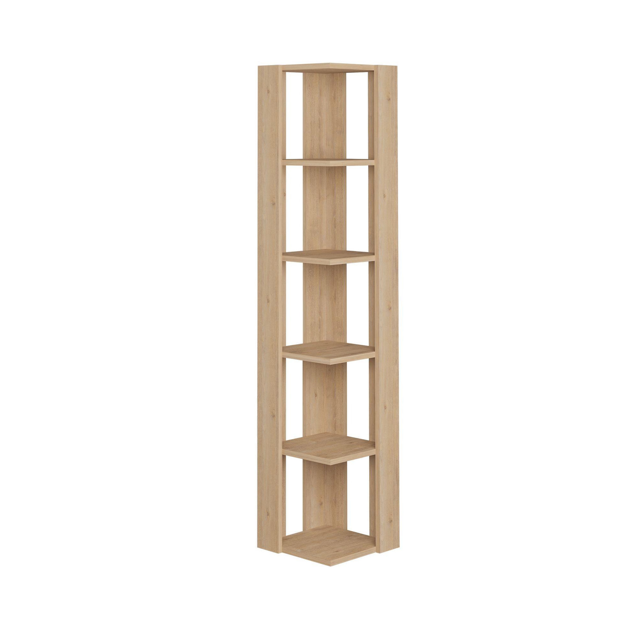 Habitat et Jardin Bibliothèque en bois  Nati  - 32 x 32 x 161 cm - Beige