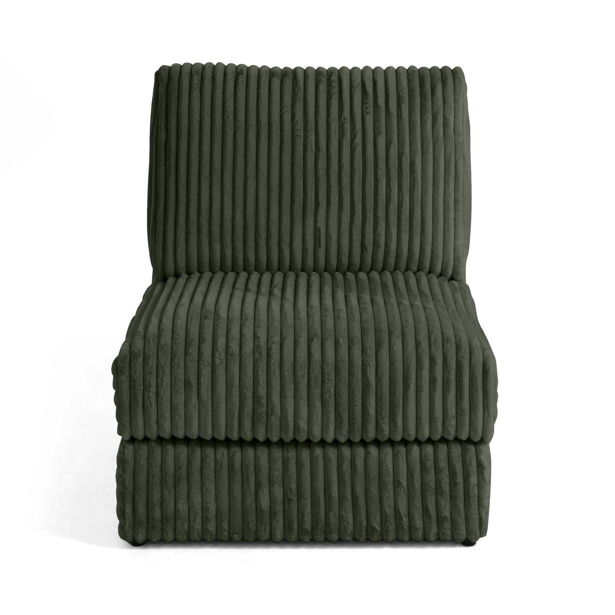 Voir la diapositive 1 : LISA DESIGN Jasper - module d'assise - en fausse fourrure côtelée