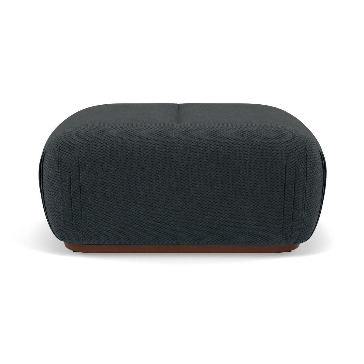 LISA DESIGN Penelope - pouf en velours texturé