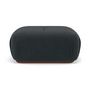 Voir la diapositive 2 : LISA DESIGN Penelope - pouf en velours texturé