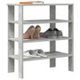 Voir la diapositive 1 : VIDAXL Etagere a chaussures gris beton 61x32x70 cm bois d'ingenierie
