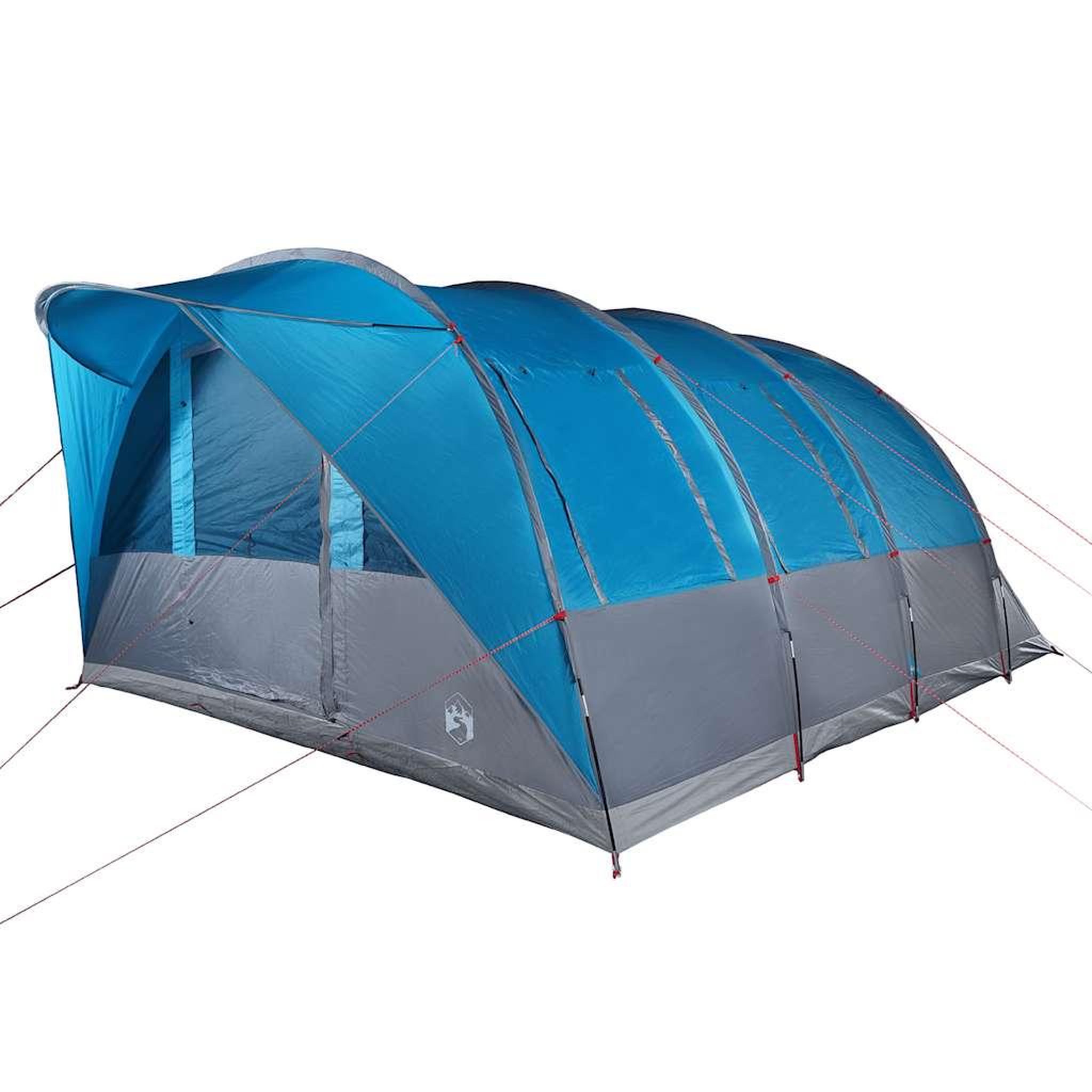 Voir la diapositive 5 : VIDAXL Tente de camping tunnel 5 personnes bleu impermeable