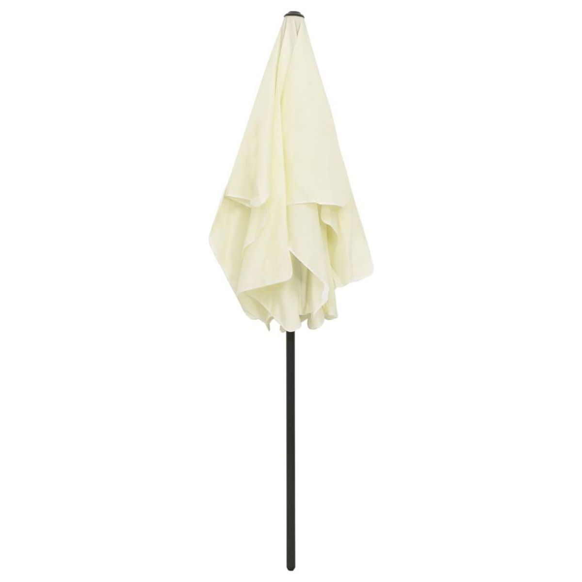 VIDAXL Parasol de plage jaune sable 180x120 cm