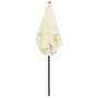 Voir la diapositive 5 : VIDAXL Parasol de plage jaune sable 180x120 cm