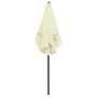 Voir la diapositive 5 : VIDAXL Parasol de plage jaune sable 180x120 cm