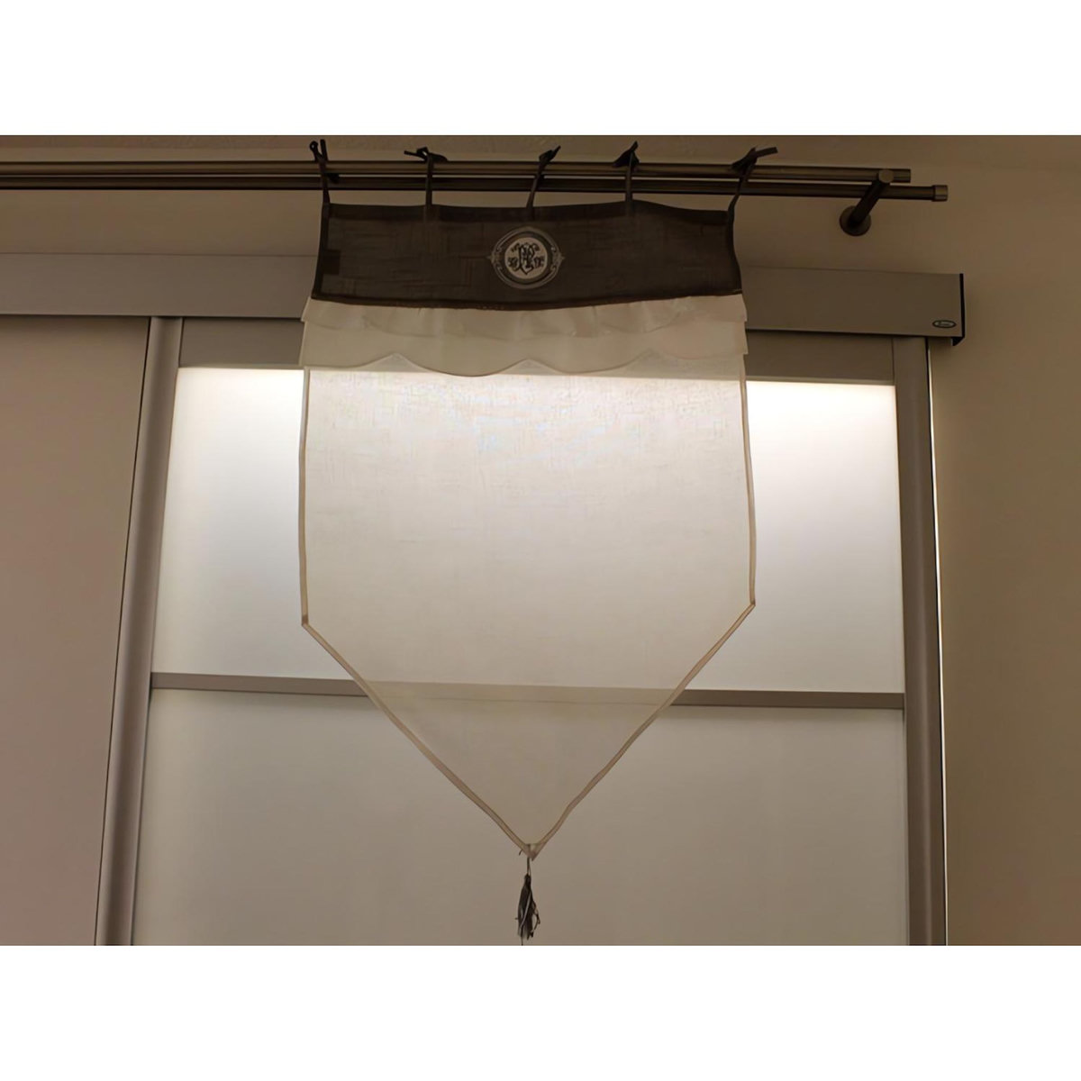 Anthony Brise-bise 60x90 cm brodé lin VOIL20B