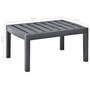 Voir la diapositive 5 : VIDAXL Table de jardin Anthracite 78x55x38 cm Plastique