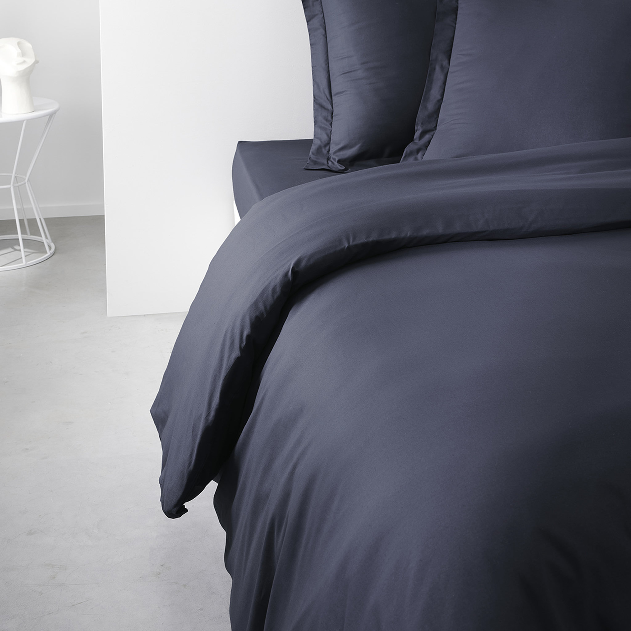 Voir la diapositive 3 : TODAY Housse de couette unie en Coton 57 fils ORGANIC 
