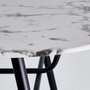 Voir la diapositive 4 : ATMOSPHERA Table à Manger Design  Roxas  160cm Blanc