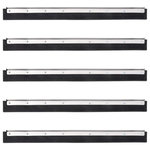 VIDAXL Têtes de raclette de sol 5 pcs 55x2x5 cm acier et caoutchouc