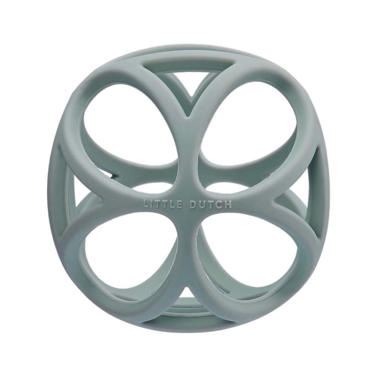 LITTLE DUTCH Balle sensorielle Bleu en silicone