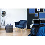 Voir la diapositive 4 : Paris Prix Fauteuil Scandinave en Tissu  Delante  67cm Bleu
