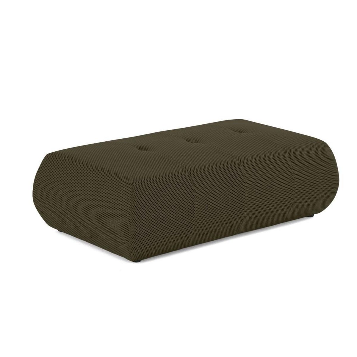 LISA DESIGN Onyx - pouf d'appoint - en tissu mailles 3d