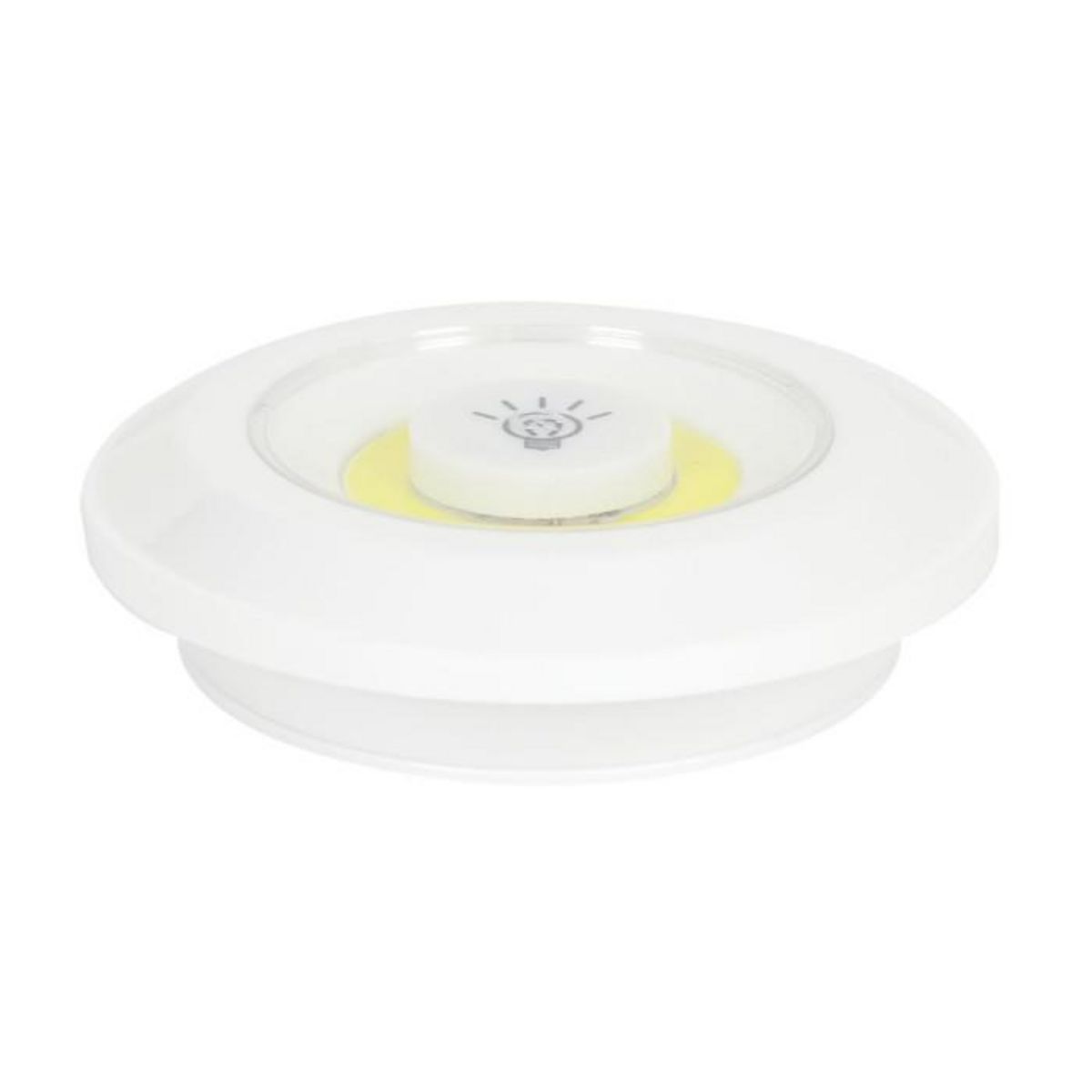 Paris Prix Lot de 2 Lampes Led  Télécommande  9cm Blanc