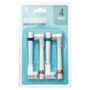 Voir la diapositive 6 : Paris Prix Lot de 4 Têtes Brosse à Dents  Électrique  9cm Blanc