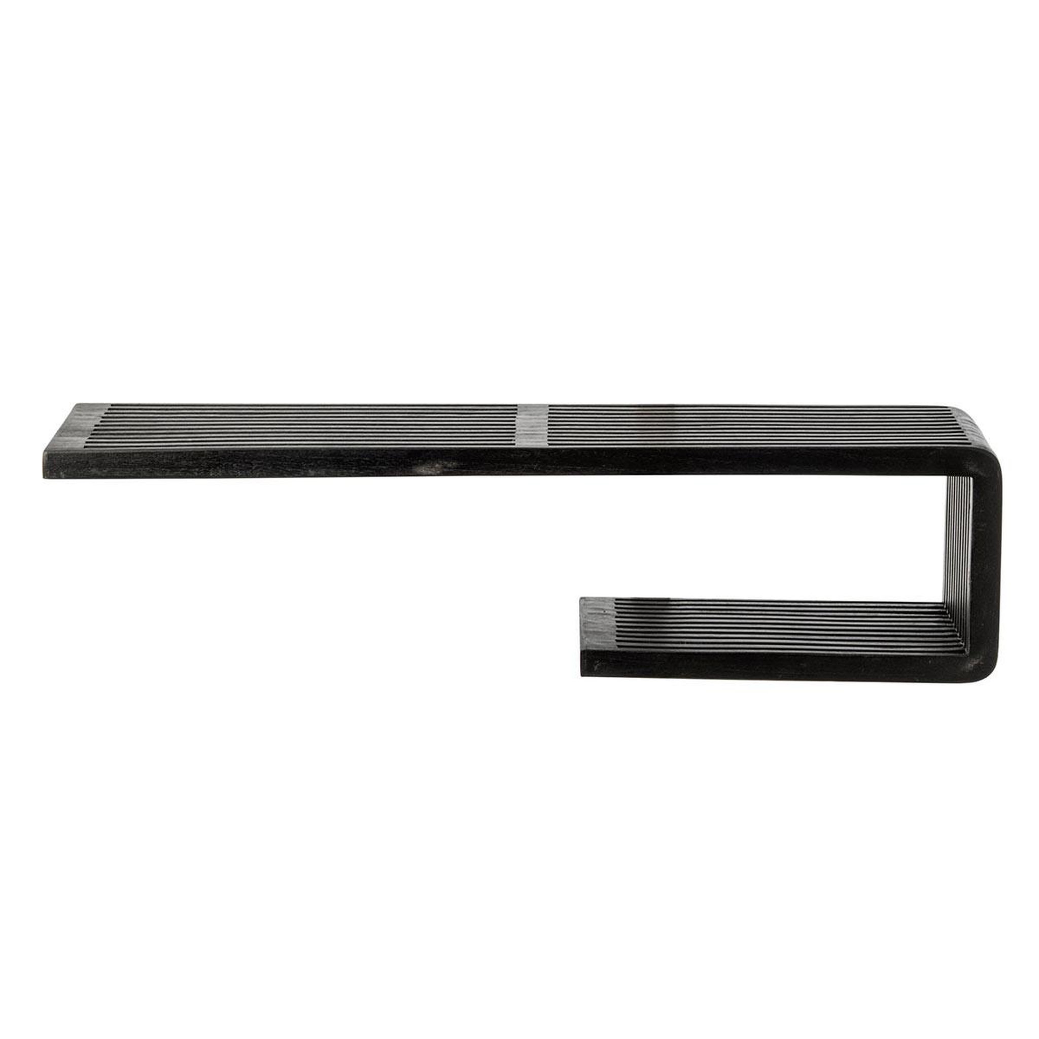 J-LINE Étagère murale en bois  lars  79cm noir