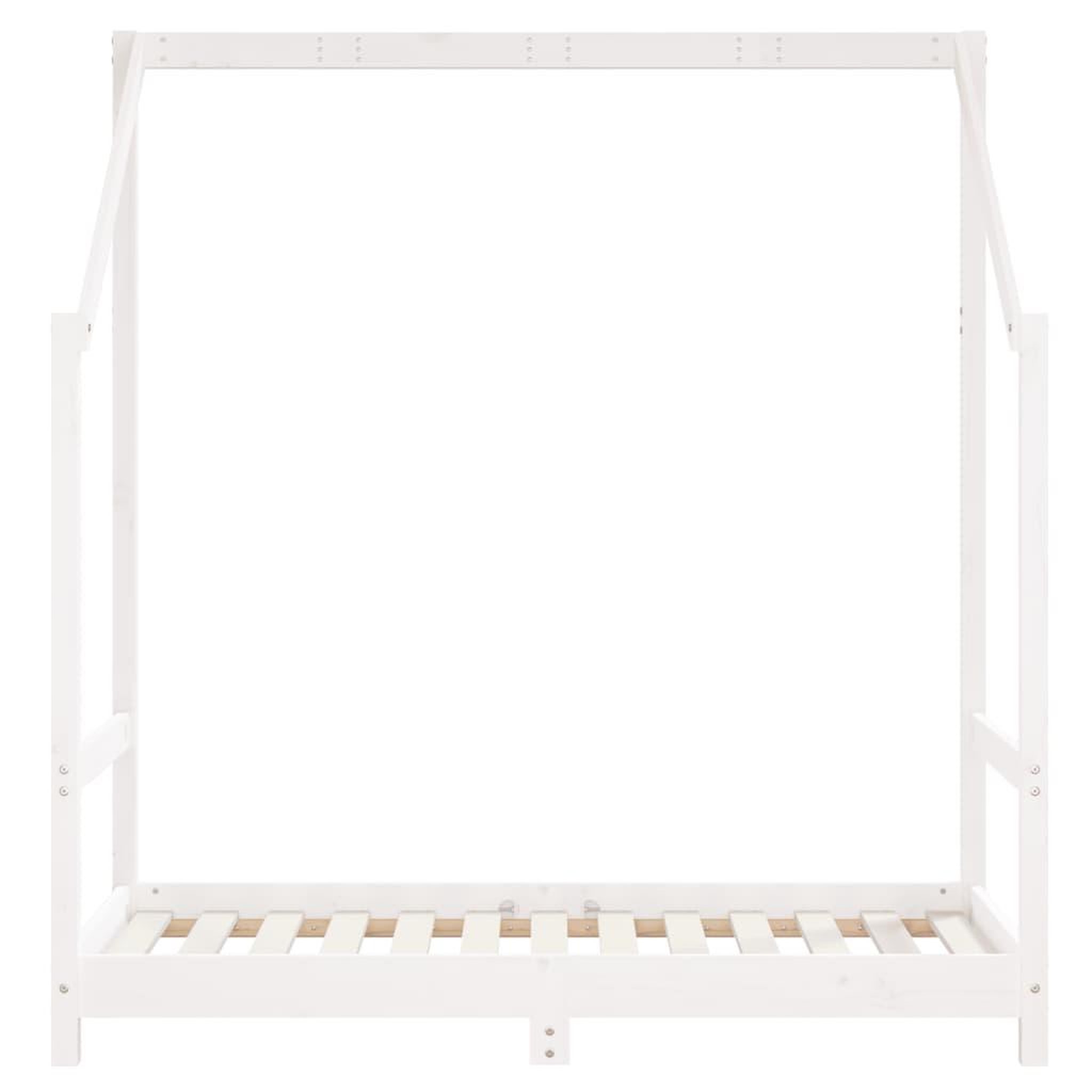 Voir la diapositive 4 : VIDAXL Cadre de lit pour enfant blanc 70x140 cm bois de pin massif
